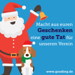 Weihnachtsgeschenke shoppen und Gutes tun!