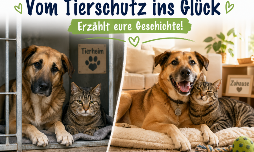 Vom Tierschutztier zum Familienmitglied – erzählen Sie von Ihrer Erfahrung
