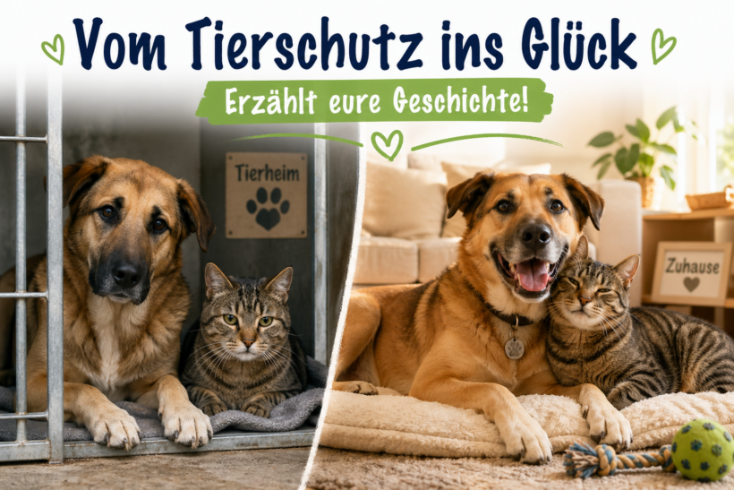 Vom Tierschutztier zum Familienmitglied – erzählen Sie von Ihrer Erfahrung